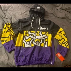 KEITH HARING X MEMBERS ONLY WINDBREAKER